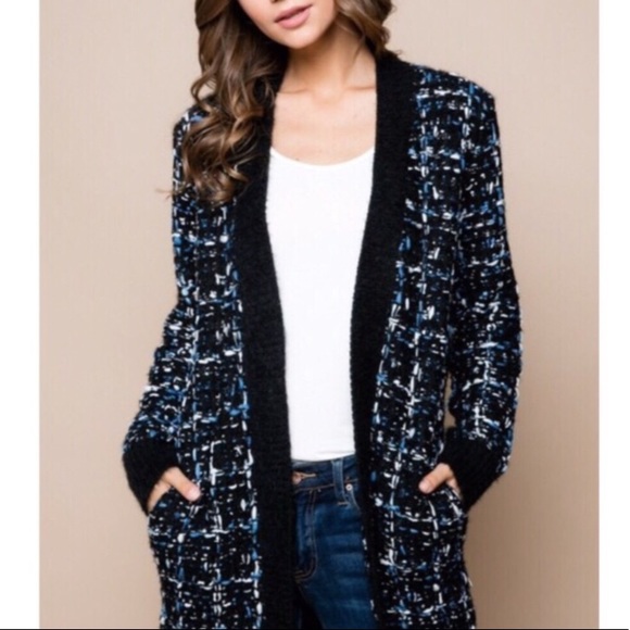 KJANSY Sweaters - Black Comfy Cardigan